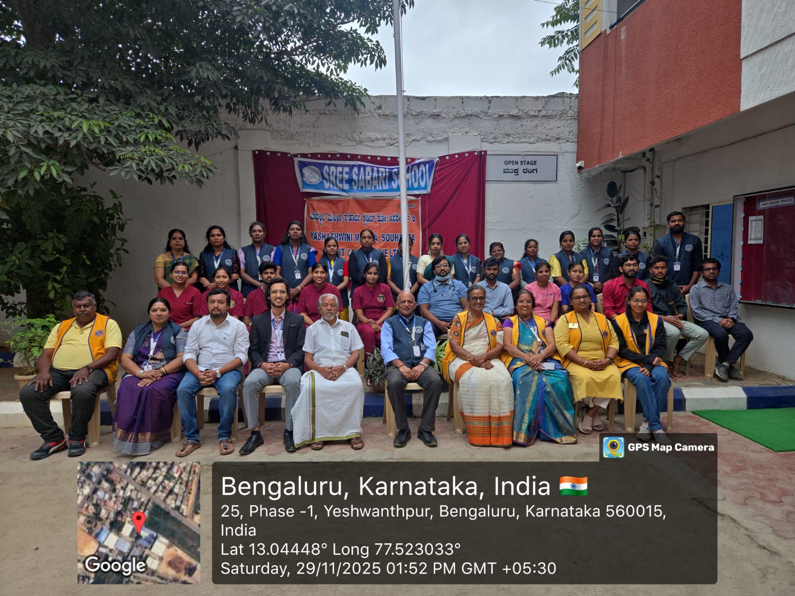 Group photo of camp participants